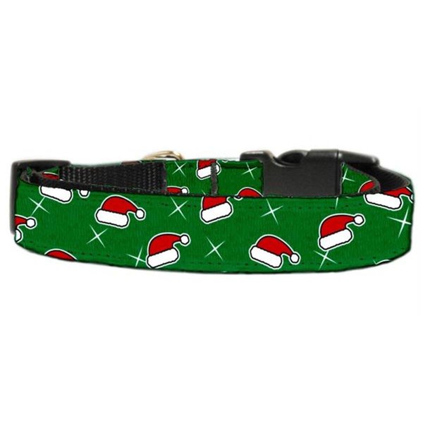 Unconditional Love Santa Hat Nylon and Ribbon Collars . Medium UN847626